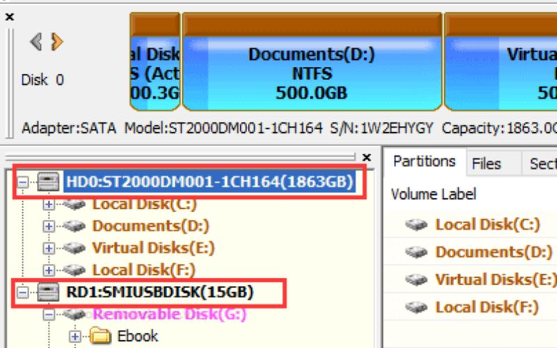 Hướng dẫn sử dụng Diskgenius phục hồi dữ liệu